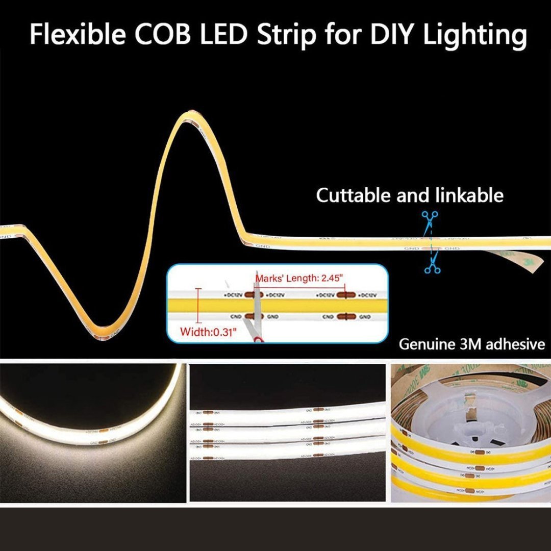 COBRA 30W 3 meter Daylight LED Strip Lighting Kit-Strip light-Dropli